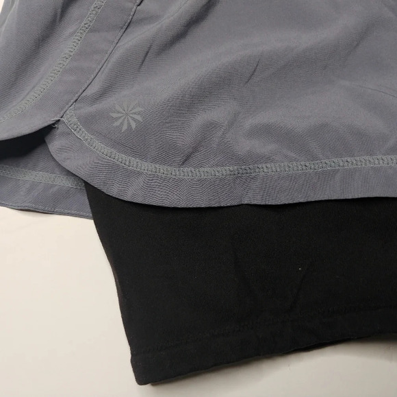 Athleta Running 2 in 1 Pulse Athletic Shorts S - Picture 2 of 5
